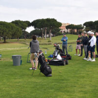 Junior golfers receive coaching from tour star at EDGA Vilamoura Open