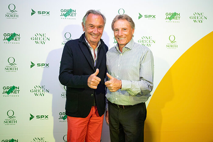 Jean Noël Bioul and Bernhard Langer, One Green Way Invitational 2023, Quinta do Lago, Algarve Portugal