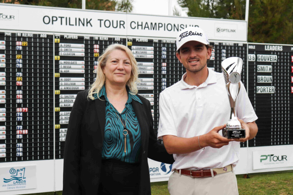 Sandra de Oliveira, from CM Lagos, and Daniel da Costa Rodrigues, the No. 1 on the 2025 PT Tour, photo by Berto Granja-PT Tour