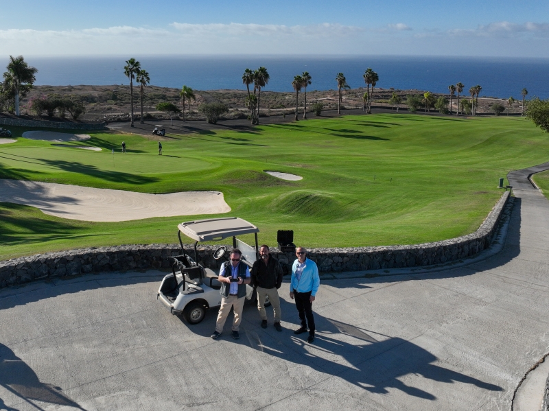 AerialData at work at Costa Adeje, Tenerife